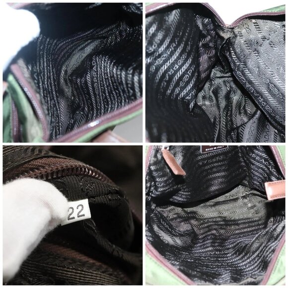 PRADA Shoulder Bag Nylon Khaki Auth 119570 - Picture 15 of 16